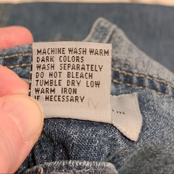 Denim overall pinafore dress Vintage NWT - Picture 10 of 11